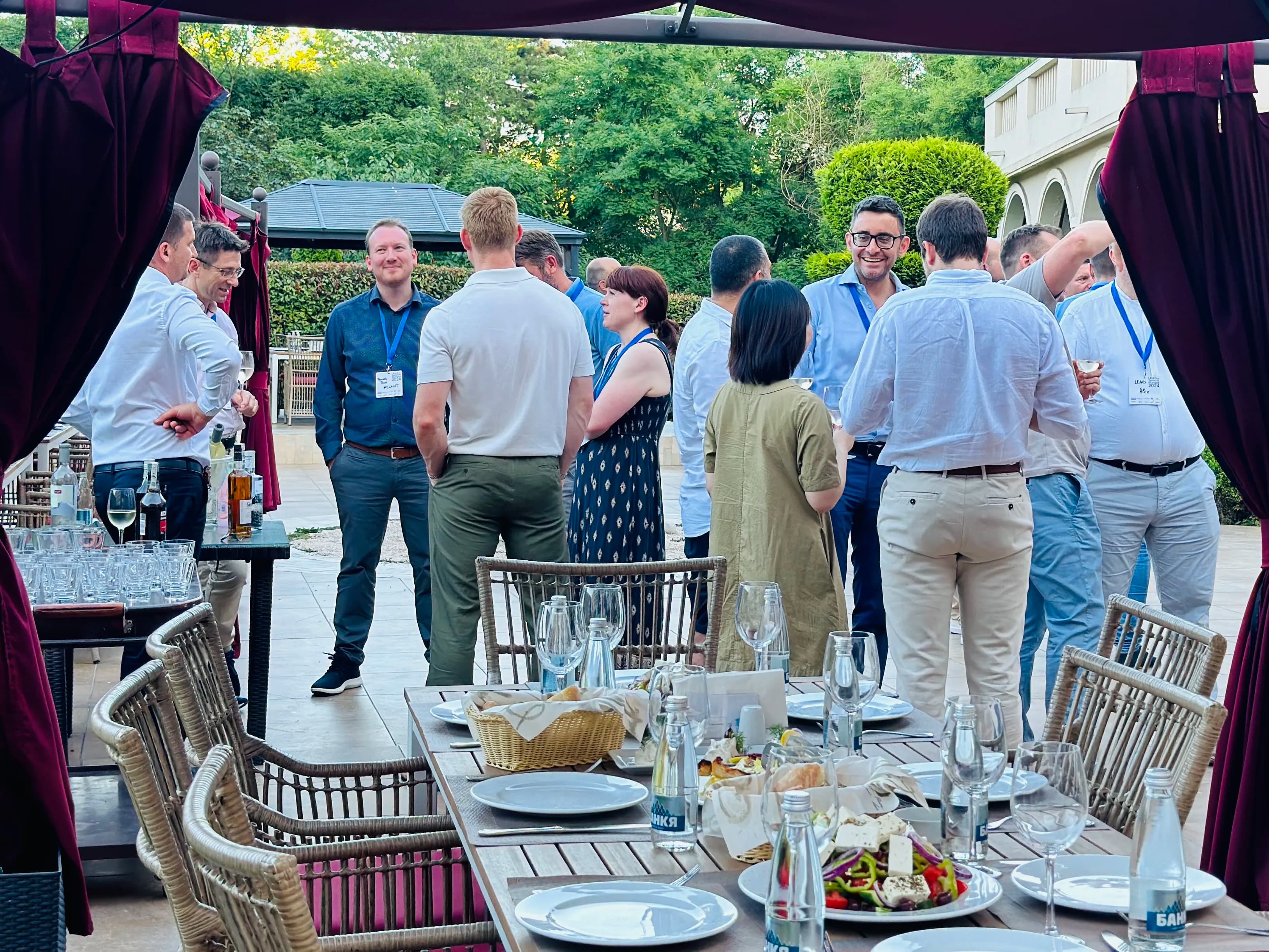 Networking at LEADers Summit 2024